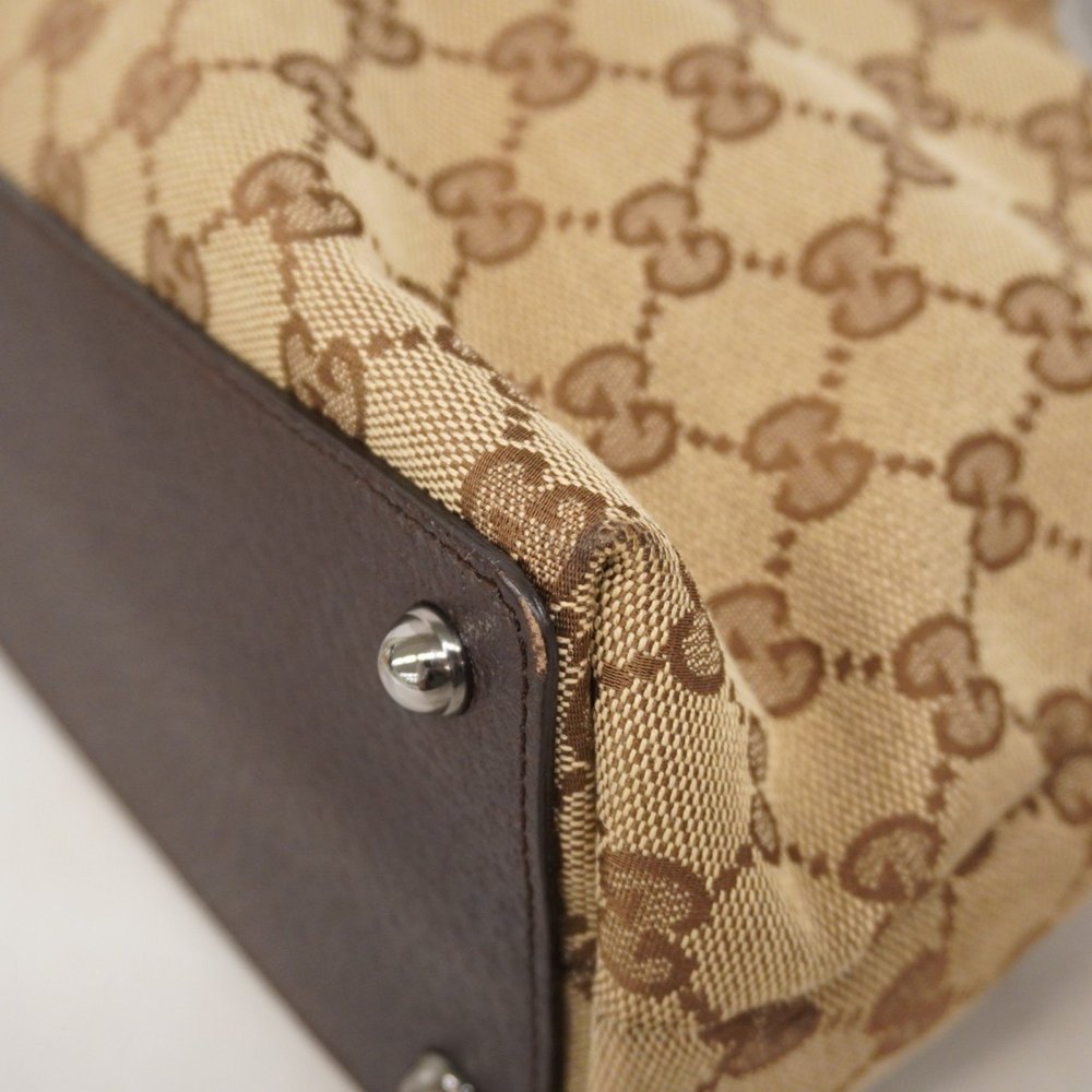 Gucci GG Canvas Tote Bag 120837 Brown Women's P1413113 - Picture 6 of 12